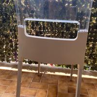 Sedia in plastica polipropilene impilabile