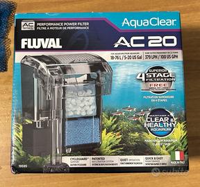 Aquaclear AC20, Filtro Zaino per Acquario 379 Lph