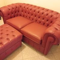 Divano due posti + pouf