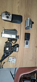 videocamera e macchina fotografica 