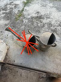 Innaffiatoio in zinco vintage