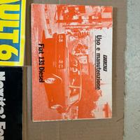 Manuale uso e manutenzione FIAT 131 diesel