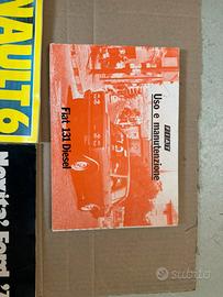 Manuale uso e manutenzione FIAT 131 diesel