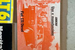 Manuale uso e manutenzione FIAT 131 diesel