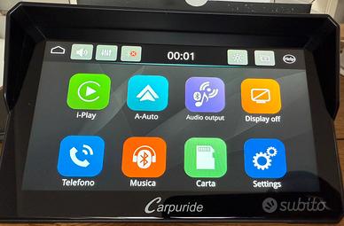 Carpuride W702 - Carplay & Android Auto per Moto