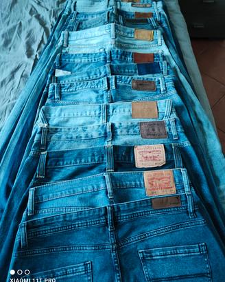 Lotto 14 jeans uomo Tg. 42/32 marche varie