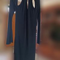 Vestito blu manica lunga taglia M