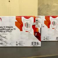 2 (DUESUPPORTI ORIENTABILE DA PARETE PER TV 23-37"
