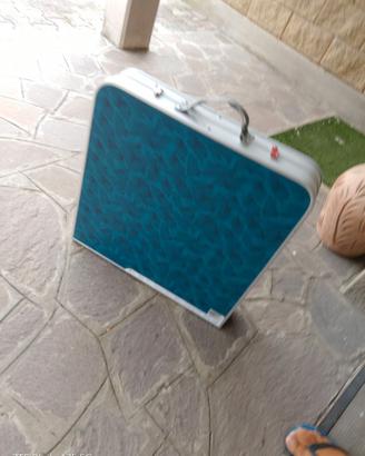 TAVOLO DA PICNIC PIEGHEVOLE CON 4 SGABELLI