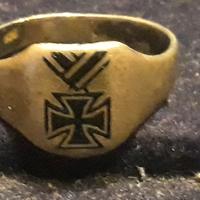Anello GERMANIA WW1 Croce di Ferro Eisernes Kreuz