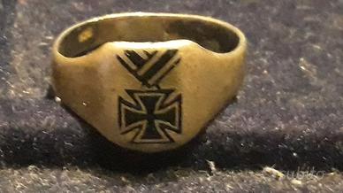 Anello GERMANIA WW1 Croce di Ferro Eisernes Kreuz