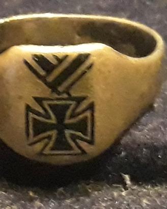 Anello GERMANIA WW1 Croce di Ferro Eisernes Kreuz