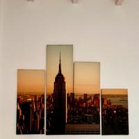 Quadro composto da 4 parti su tela