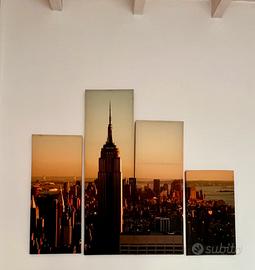 Quadro composto da 4 parti su tela