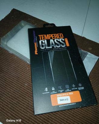 cover e vetrino per samsung A12 e A 15