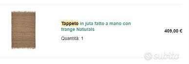 Tappeto in Juta di Westwing