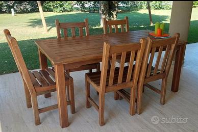 TAVOLO DA ESTERNO IN TEAK