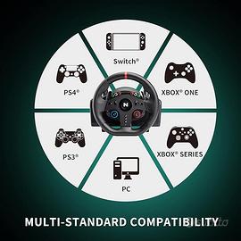 Volante con Pedali e Cambio Separato NITHO Drive P