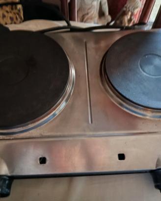 piastra elettrica con 2 fuochi 