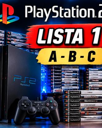 GIOCHI PLAYSTATION 2 lista 1 