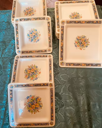 Servizio piatti quadrati Tiffany