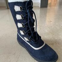 Doposci stivali blu nuovi