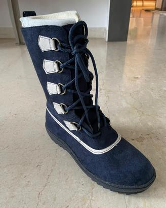 Doposci stivali blu nuovi