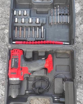 Trapano avvitatore a batteria TEENO 21V senza batt