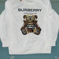 Felpa burberry bianca