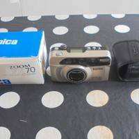 Konica Zoom FX70 35-70 mm e Olympus AF-10