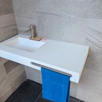 Lavabo Design Wall Cube Air 100x45
