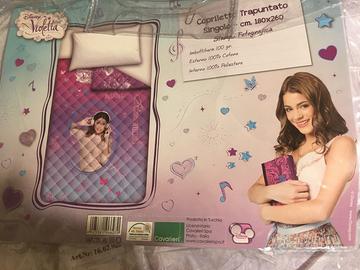 Copriletto trapuntato singolo di Violetta