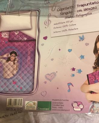 Copriletto trapuntato singolo di Violetta