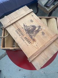 cassa legno originale rioja 1964 (6 bottiglie)