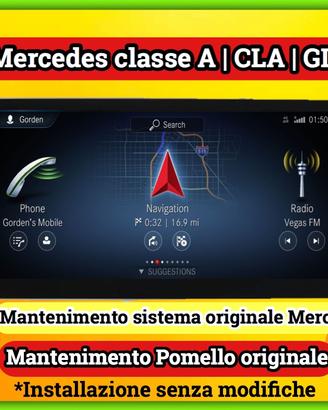 Car tablet MERCEDES CLASSE A | GLA | CLA