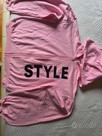 felpa cotone rosa