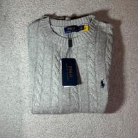 Maglione ralph lauren a treccia