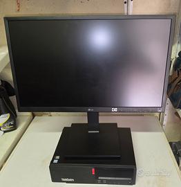 Postazione Completa Lenovo e Monitor LG24