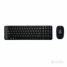 Tastiera-Mouse Logitech Wireless MK220 layout US