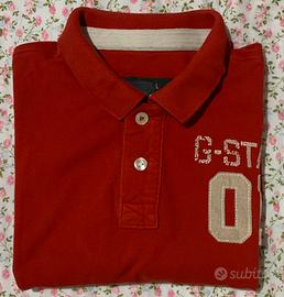 G-star polo uomo rossa tg L