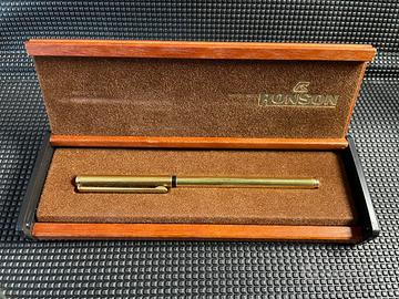 Penna sfera RONSON Lady - Oro 22 Kt