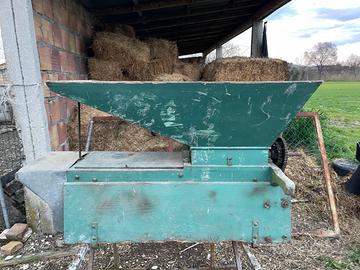 Pigia diraspatrice d'epoca in legno