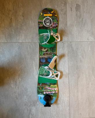 Tavola  + attacchi snowboard Burton After school