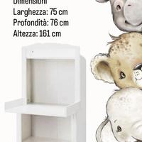 Mobile Fasciatoio/Libreria Ikea