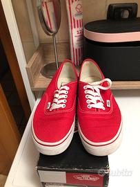 Scarpe Vans Authenric red tg 39