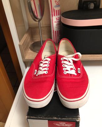 Scarpe Vans Authenric red tg 39