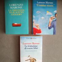 3 libri LORENZO MARONE e 2  ULTIME PUBBLICAZIONI
