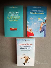 3 libri LORENZO MARONE e 2  ULTIME PUBBLICAZIONI