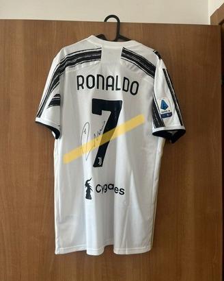 Maglia Juventus CR7 Ronaldo 2020/21 Autografata -