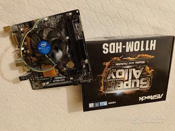 Scheda Madre ASRock H110M-HDS + intel PentiumG4400